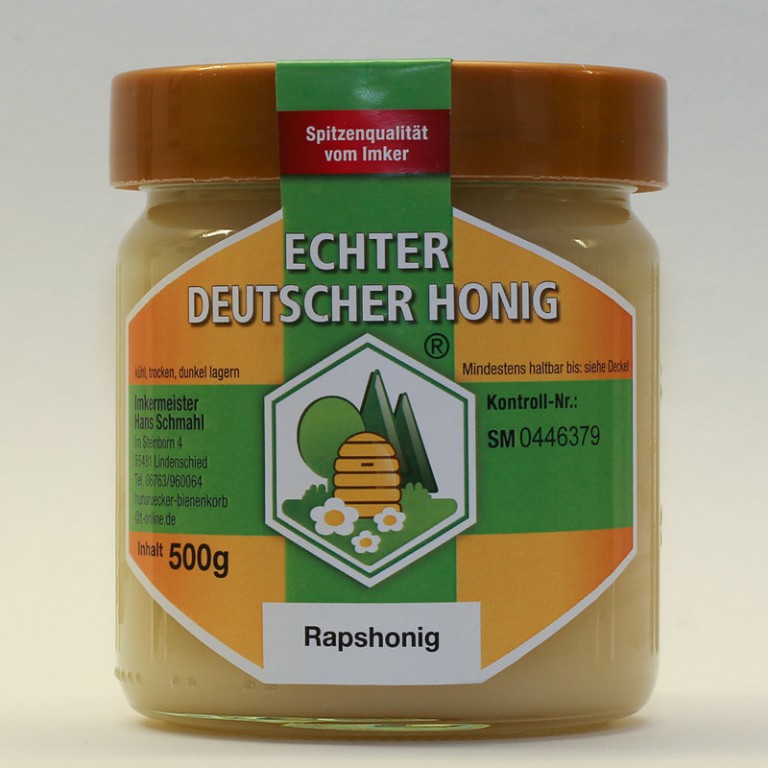 Rapshonig - Hunsrücker Bienenkorb - Honig Shop