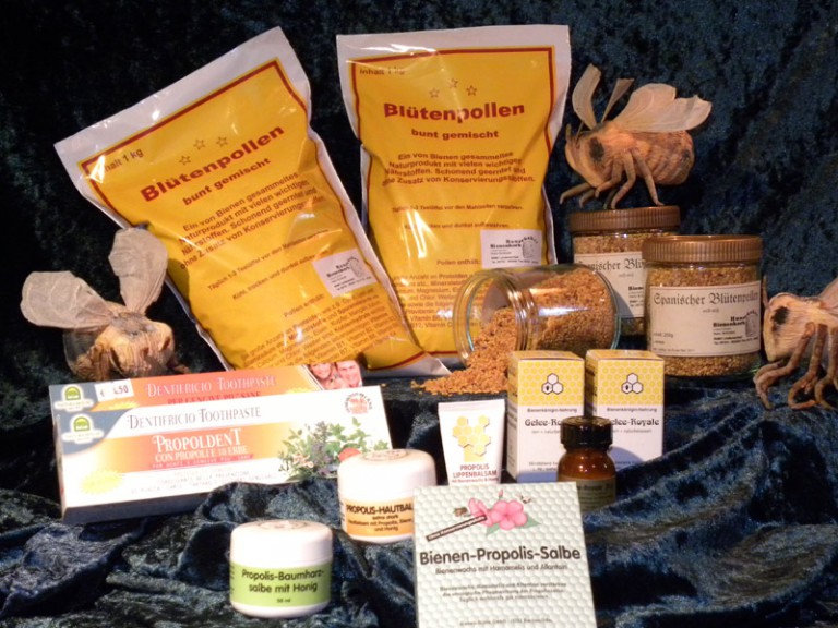 Pollen, Propolis, Gelee Royale - Hunsrücker Bienenkorb - Honig Shop